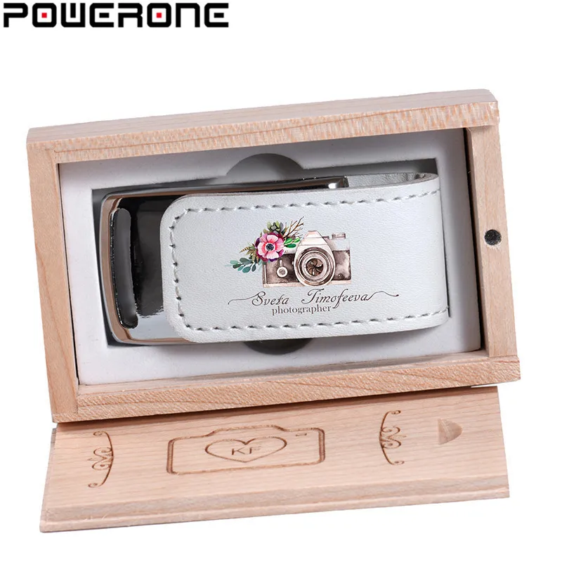 Флэш-накопитель POWERONE с логотипом компании usb 2 0 64 ГБ 32 4 8 16 Usb + коробка (1 шт.