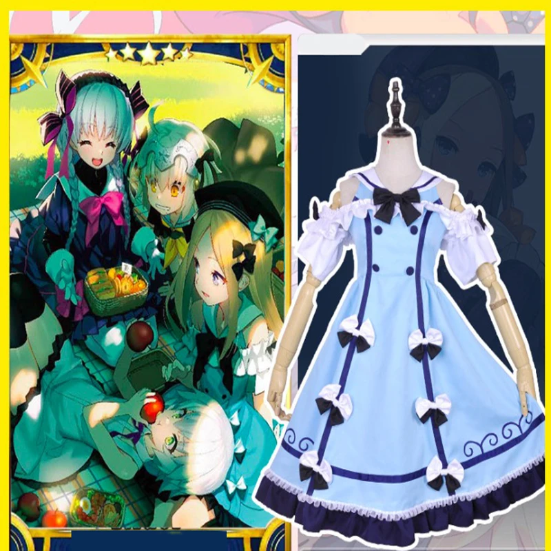 

Game Fate Grand Order Cosplay Costumes Saber Joan of Arc Cosplay Lolita Dress Costume Halloween Carnival Party Women Cosplay