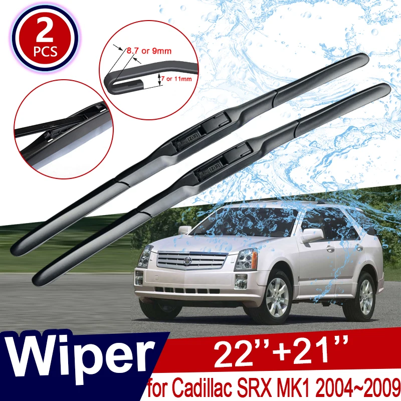 

Car Wipers Blade for Cadillac SRX MK1 2004 2005 2006 2007 2008 2009 Accessories Front Window Windshield Windscreen Brushes Goods