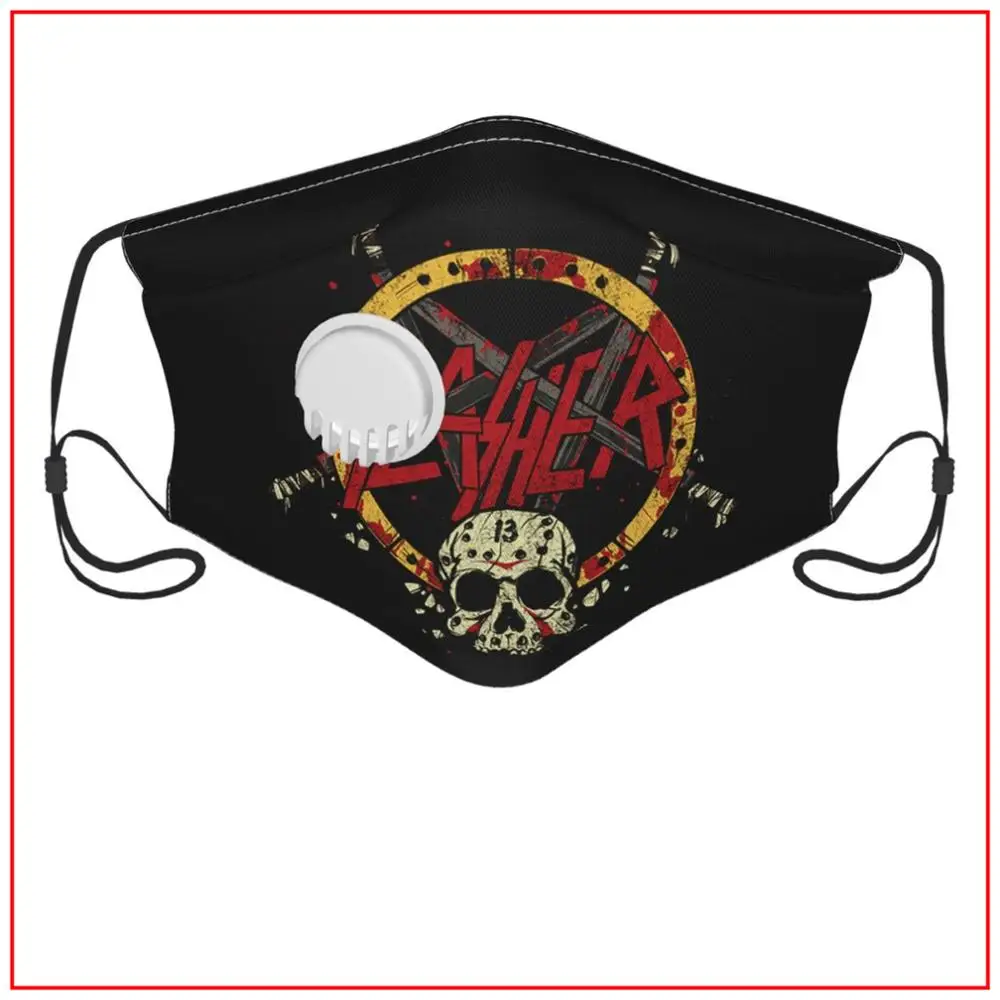 

Slayer Jason Kids Men Women Face Mask mask for face with filter Designer Facemasks Cooling Designs Facemasks for Virus Protecti