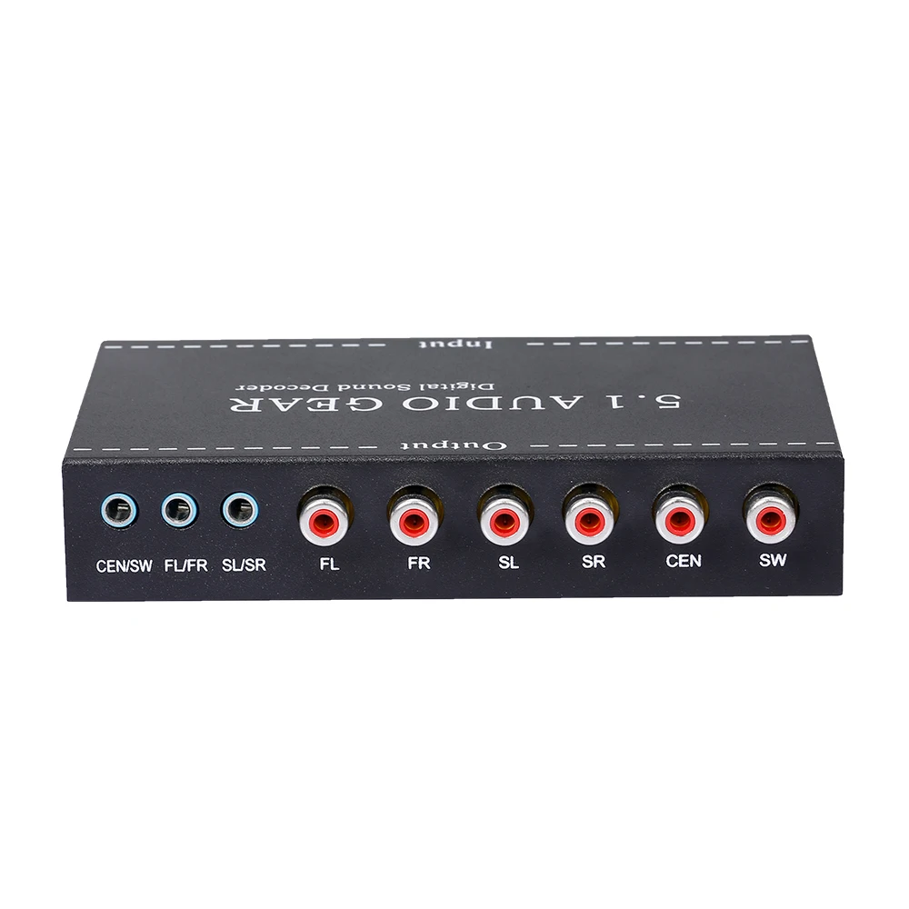 

Цифровой звуковой декодер NK-A6L 5,1, звуковой преобразователь с аудиовыходом 3,5 мм, Поддержка Dolby Digital AC-3 DTS, штепсельная вилка европейского стан...