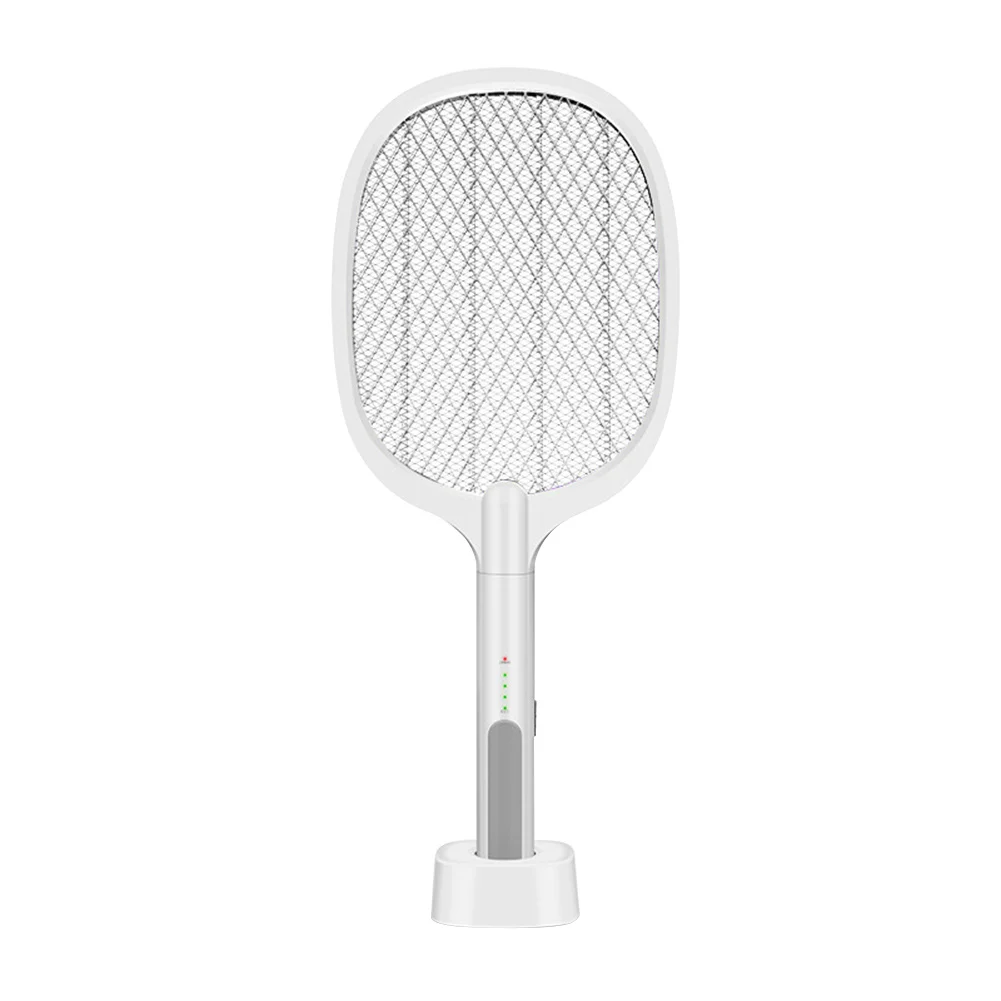 

3000V Electric Mosquito Swatter Insect Racket Zapper UV Light USB 1200mAh Rechargeable Home Fly Bug Killer Trap