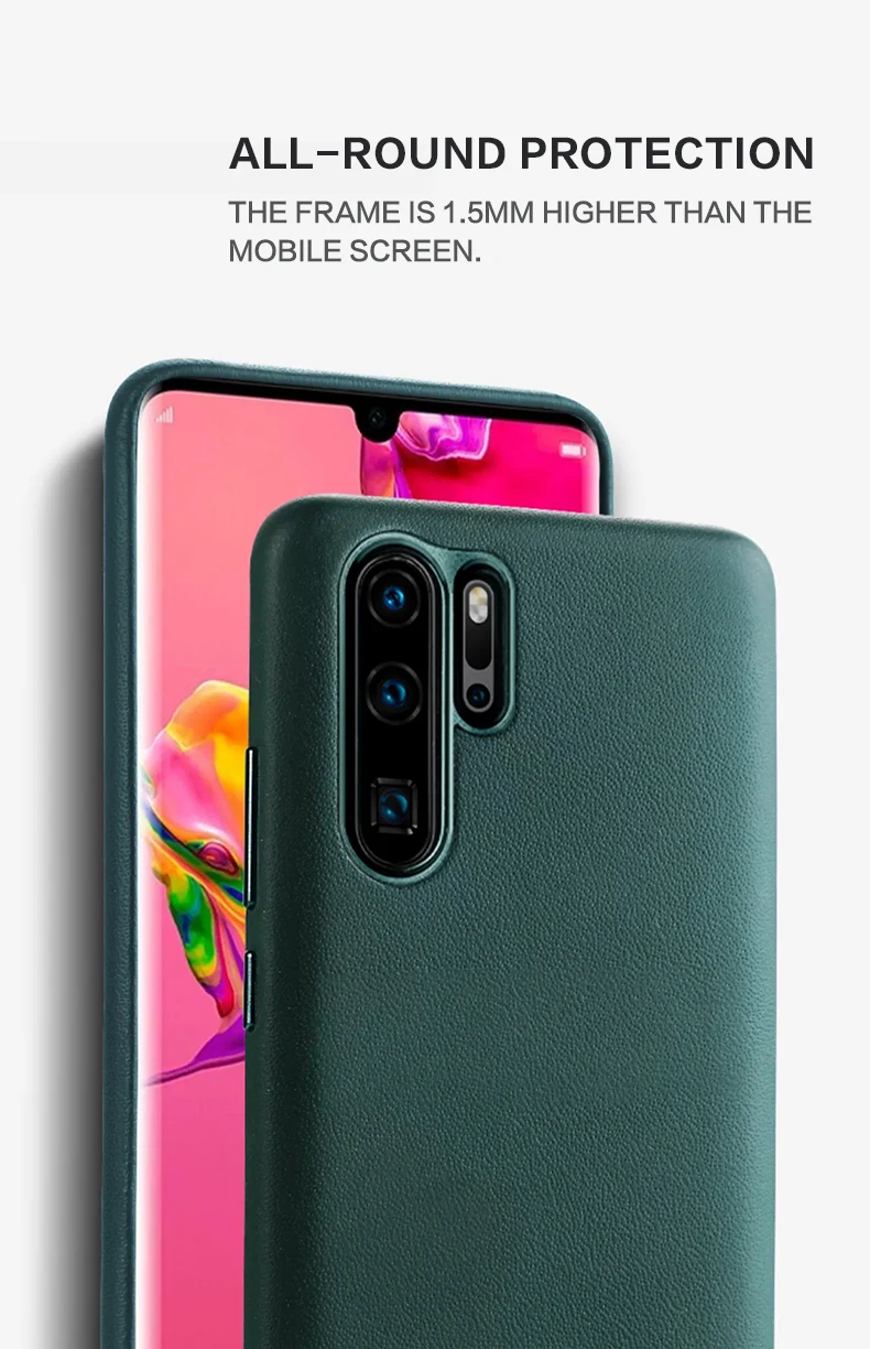 SanCore для HUAWEI P30/pro Чехол для телефона кожа Полная защита NAPPA бизнес премиум мобильный телефон оболочка бизнес люкс из воловьей кожи