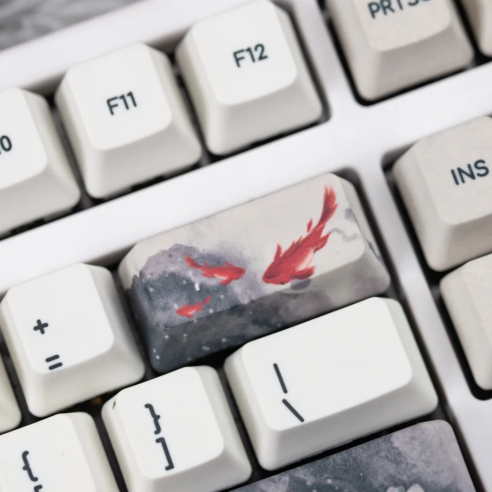 Колпачки для клавиш с принтом Фетиш Fine Koi PBT 5 лиц сублимационные колпачки OEM