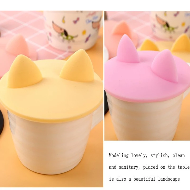 1 шт. крышка для кружки силиконовая на присоске силиконовые растягивающиеся