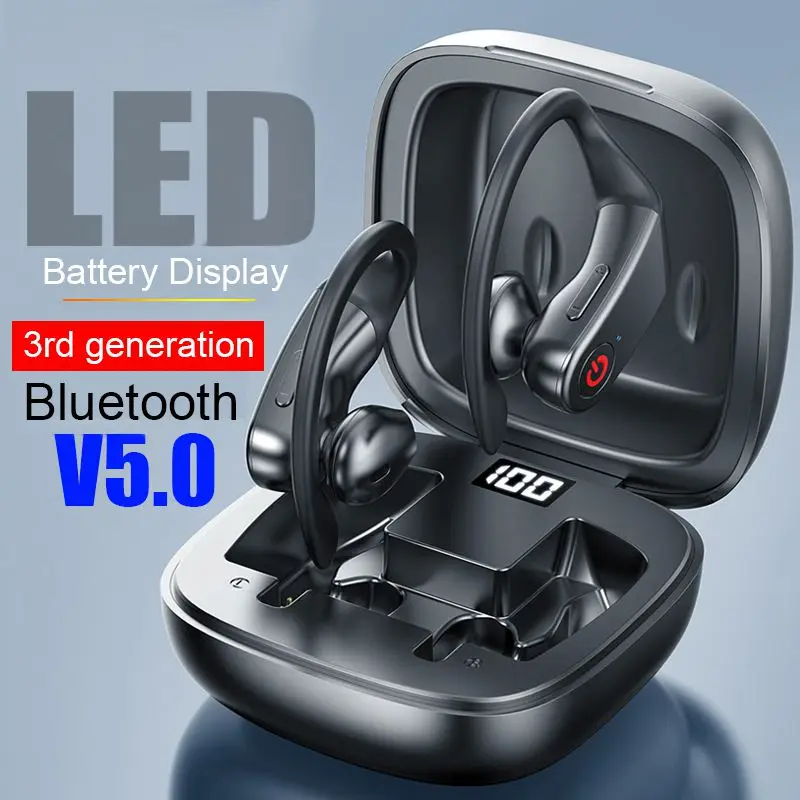 

B10 TWS Wireless Bluetooth Headphones LED Display Sports Headset Earbuds Waterproof Earphone With Charging Box For IPhone Xiaomi