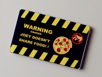 Warning TV Series Friends Cartoon 3D Resin Refrigerator Magnets Hugsy Dog Monica's Door Frame Central Perk Home Decor Collectible Gift - Цвет: Warning