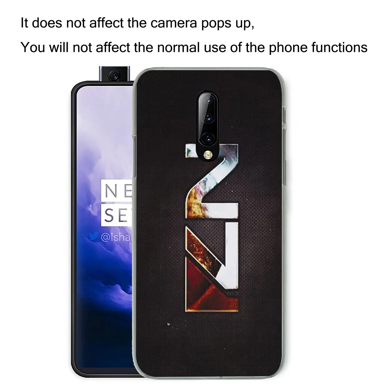 Жесткий пластиковый Чехол для мобильного телефона N7 Mass Effect Oneplus 7 7T Pro 6 6T 5 5T 7Pro One
