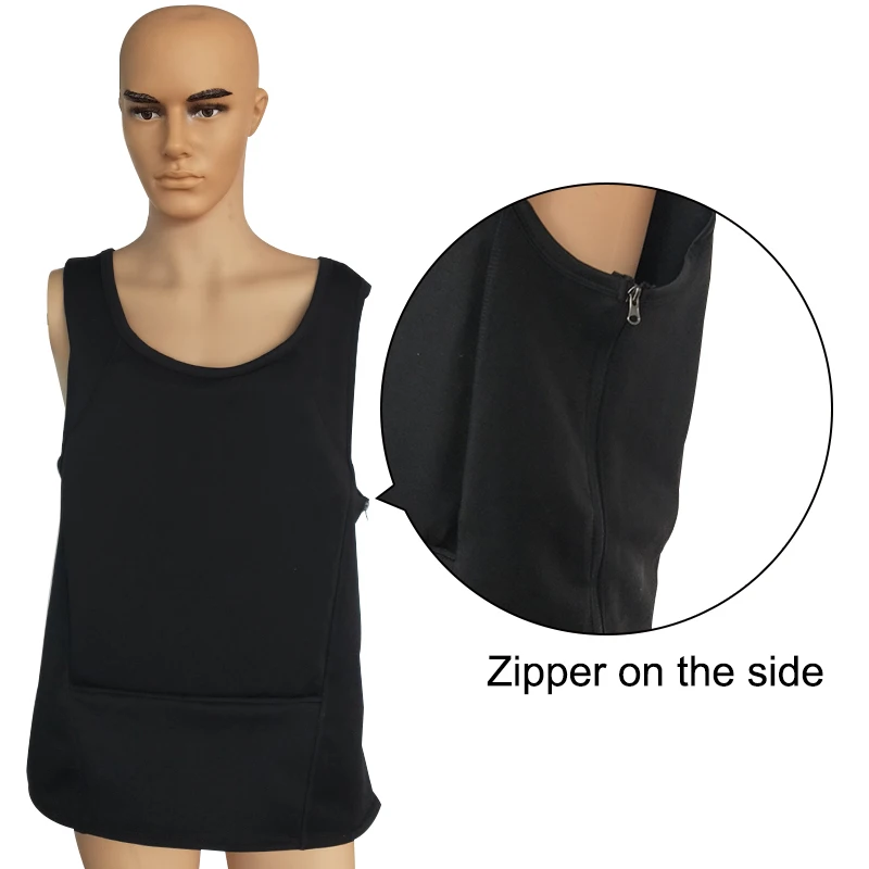 Bulletproof Vest Lightweight IIIA level Ultra-comfortable Concealed Hidden Inside Wear Soft Anti-Bullet T shirt Work Clothes |
