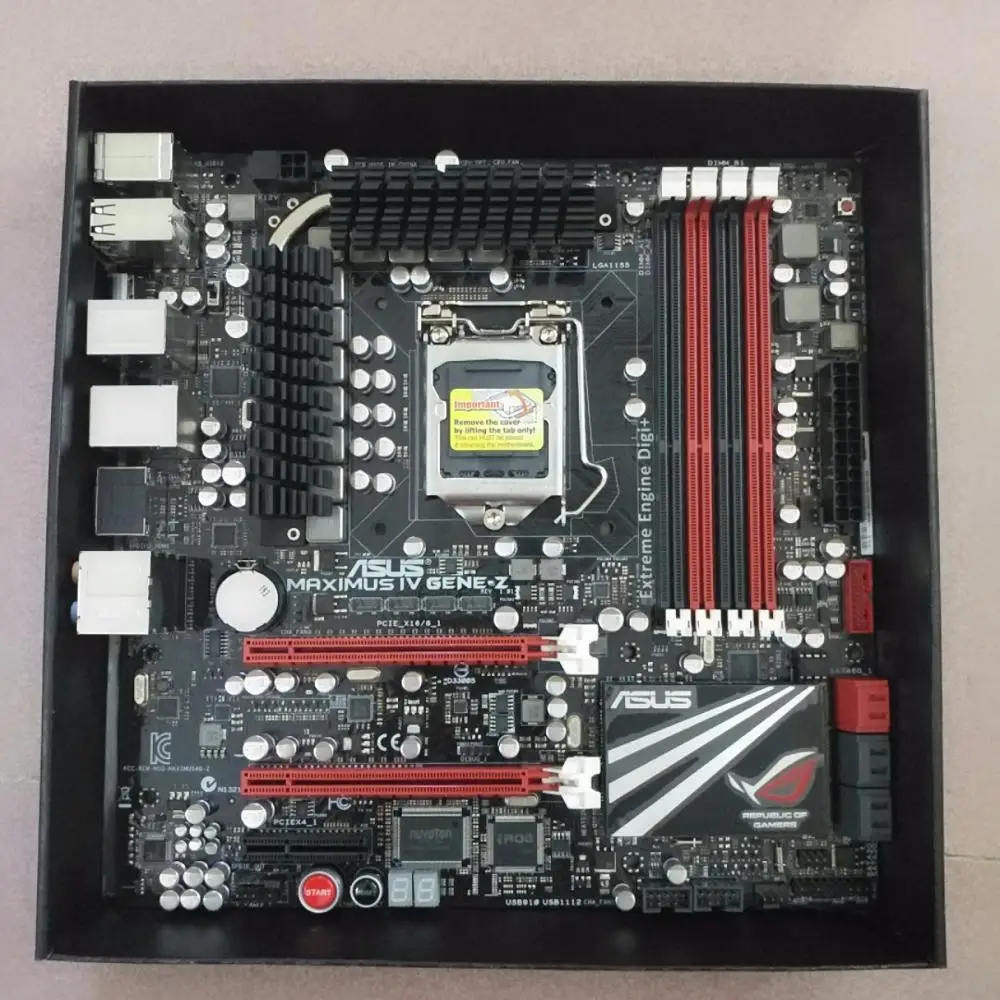 Для ASUS Максимус Характеристическая вязкость полимера GENE Z LGA 1155 DDR3 USB2.0 USB3.0 Z68 HDMI