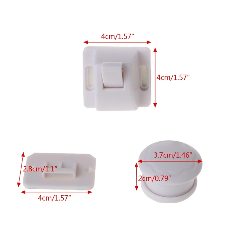 

4pcs Children Magnetic Invisible Lock Baby Kids Cupboard Lock Drawer Safety Lock