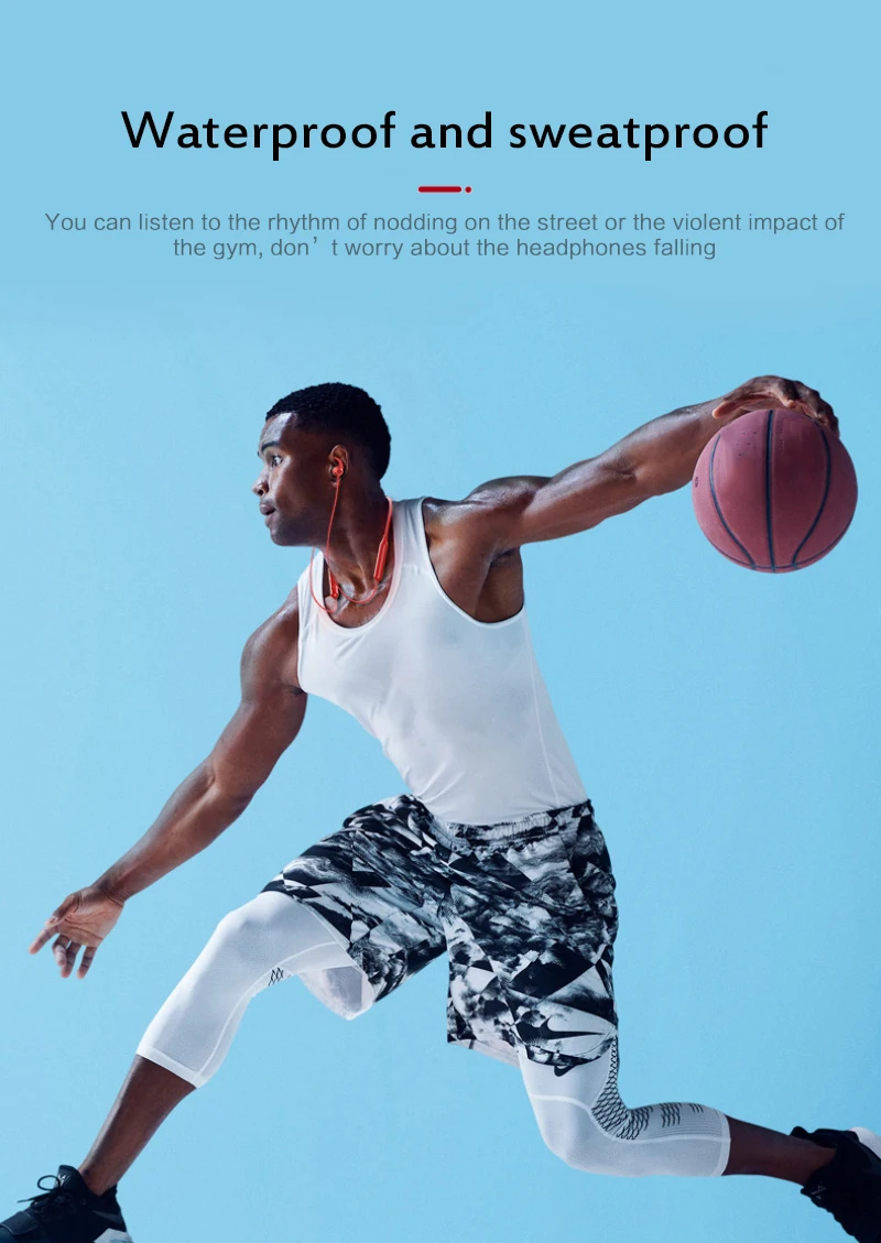 Bluetooth 5 0 TWS наушники с шейным ободом беспроводные стерео спортивные магнитные для