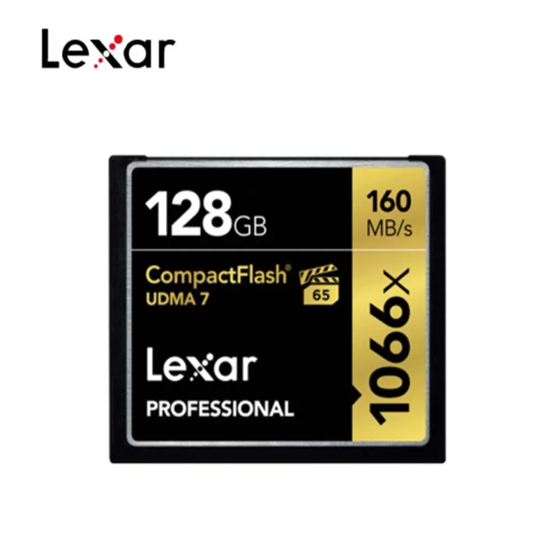 Lexar Professional 1066x Memory Card 256GB 128GB 64GB 32GB Compact Flash Card CF Card Max 160MB/s For 4K Camera