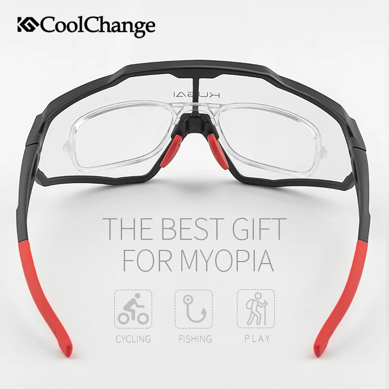 CoolChange фотохромные велосипедные очки для бега спорта на открытом воздухе MTB