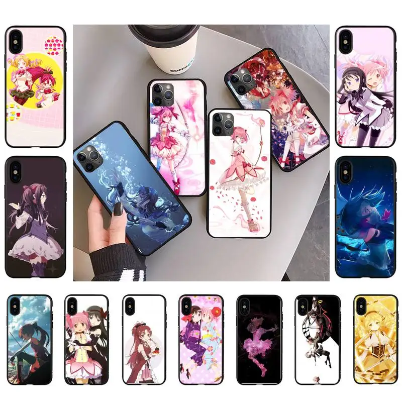 

YNDFCNB Puella Magi Madoka Magica Phone Case Knockproof Case For iPhone 11 8 7 6S Plus X XS MAX 5S se 2020 11 12pro max xr Coque