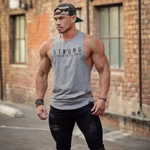 

Summer New Hot Men casual T-shirts Sport clothes Men's Fitness Activewear Tops T-Shirt Bodybuilding Muscle Tee Vests Plus Size