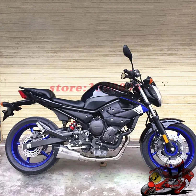 Выхлопная средняя труба мотоцикла для YAMAHA XJ6N XJ6 без выхлопа для полной системы