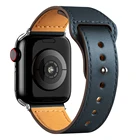 Ремешок из ПУ кожи для Apple watch starp 44 мм 40 мм 42 мм 38 мм, аксессуары для смарт-часов, спортивный браслет для iWatch series 3 4 5 6 se 44 мм