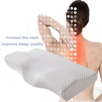 neck protector orthopedic pillow health care memory foam sleeping pillow bedding comfortable slow rebound memory foam pillow