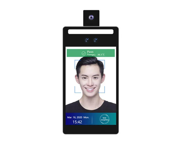 Автоматическое распознавание лица измерение температуры человеческого тела