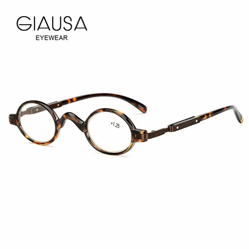 Очки для чтения стимпанк круглые женские мужские металлические винтажные