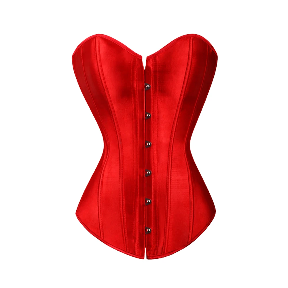 Корсет в стиле стимпанк чистый Готический женский атласный сексуальный бюстье