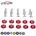 JDM СТИЛЬ шайба крыла и болт M6 для Honda Civic Интегра RSX EK EG DC болты номерного знака автомобильный Стайлинг (10 шт.упак.) RS-QRF002