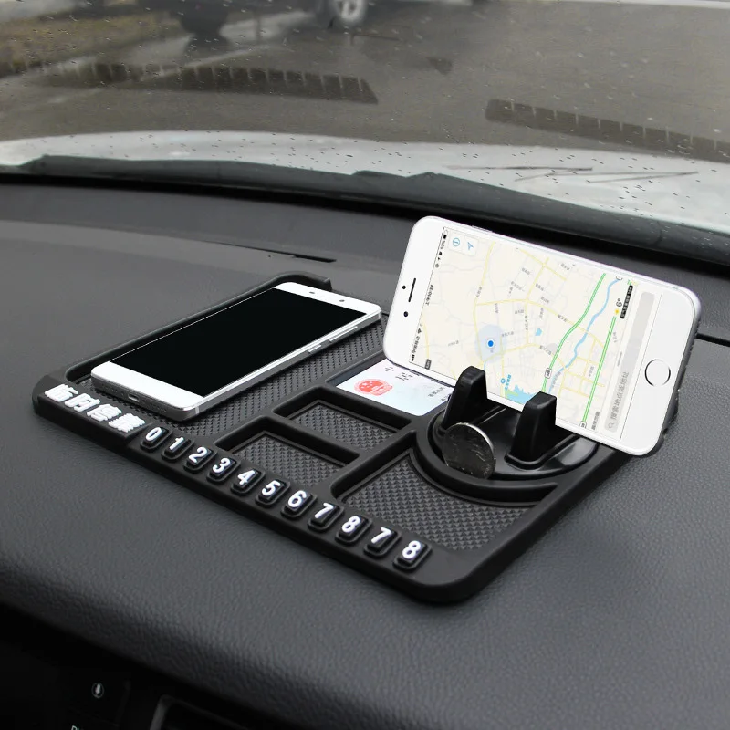 Противоскользящий коврик для приборной панели автомобиля GPS держатель