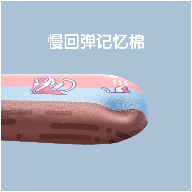 keyboard wrist rest pad support mousepad monkey bath memory foam ergonomic silicone anti slip office gaming pc laptop free global shipping
