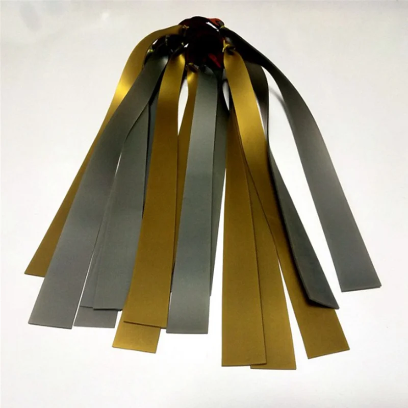 5 шт. 1 мм мощная эластичная плоская резинка для охоты спорта стрельбы рогатки два