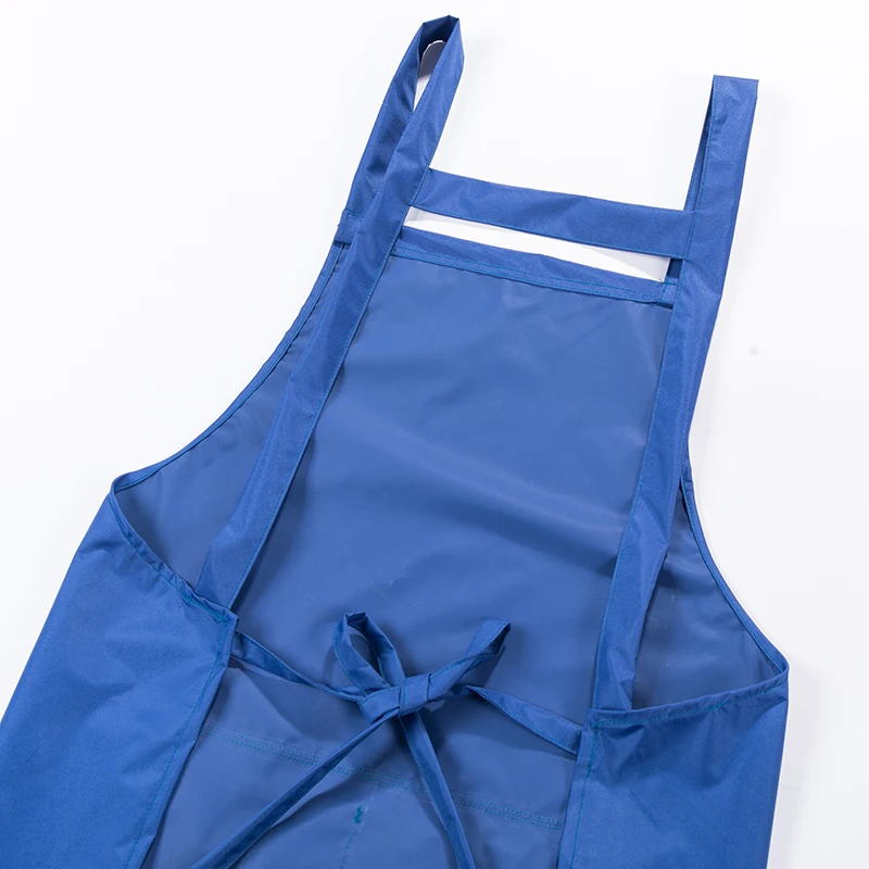 1PC Apron Black Brief Adult Water and Oil Proof Kitchen Restaurant Cooking Bib Aprons with Pocket |