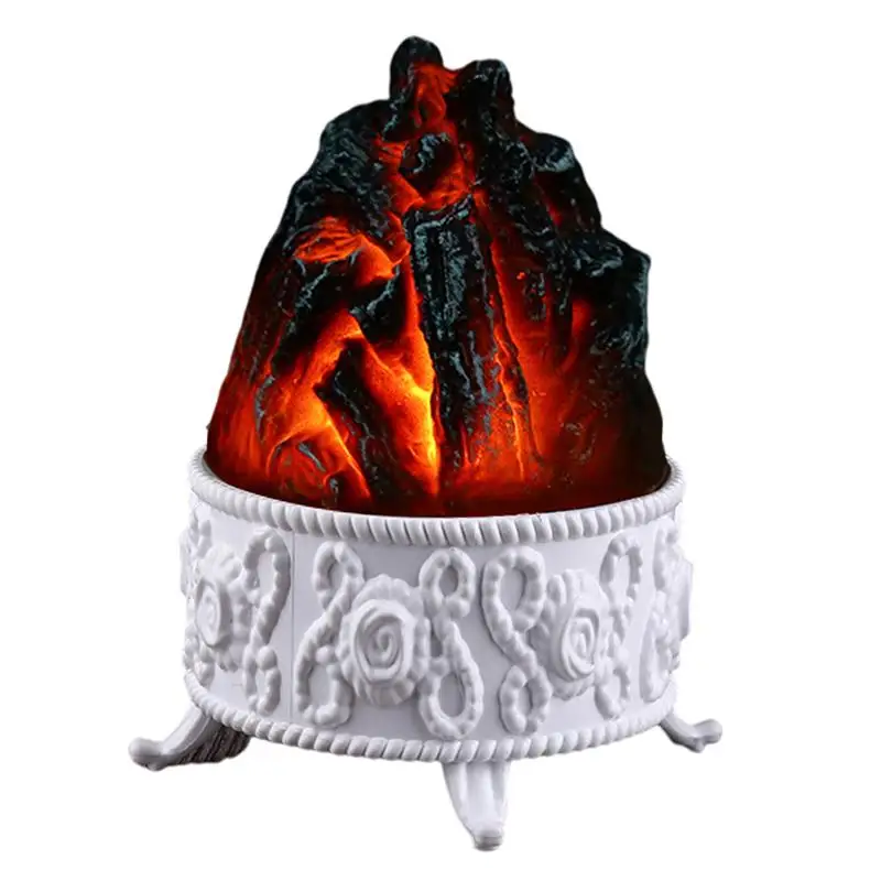 

Creative Night Light LED Christmas Fireplace Lamp Simulation Flame Warm Light Household Decorative Lamp Holiday Party Props