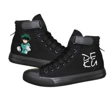 

Anime Cos My Hero Academia Shoes Todoroki Shoto Bakugou Katsuki Casual plimsolls canvas shoes rope soled shoes