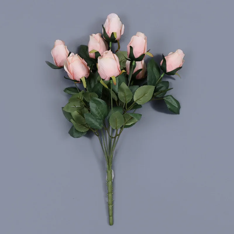 

Rose Bouquet Lifelike Fake Flower Party Festival Supplies Retro Oil Painting Sense Home Hotel Wedding Table Decoration Floral