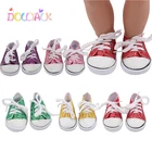 Туфли для кукол, 7 см, 5 цветов, с блестками