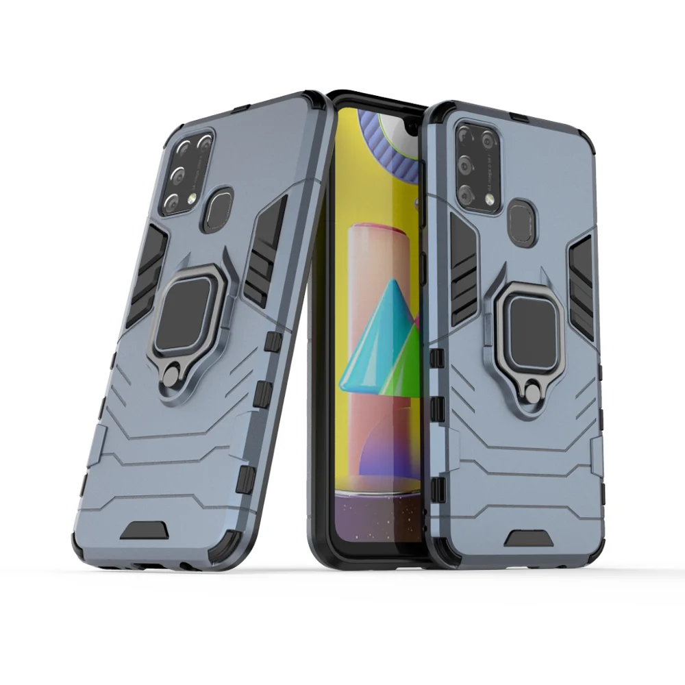 OUDINI для Samsung Galaxy M31 чехол роскошное кольцо задняя крышка подставка броня