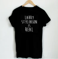 one direction shirt larry stylinson shirt larry stylinson is real letter print women t shirt casual cotton funny shirt goth