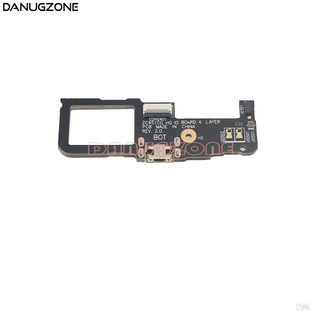 Usb зарядный док-порт разъем плата для зарядки гибкий кабель для ASUS Zenfone C ZC451CG Z007