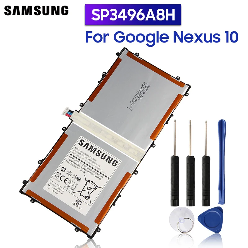 Samsung оригинальный сменный аккумулятор SP3496A8H для Google Nexus 10 HA32ARB GT P8110 SP3496A8H(1S2P)
