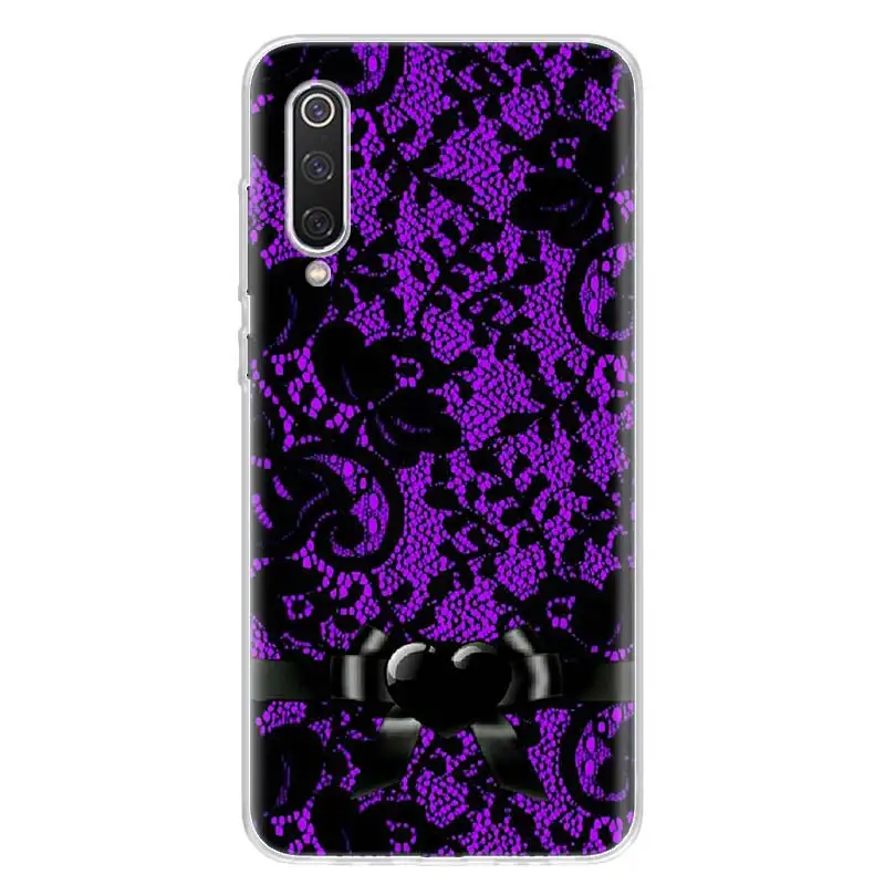 Чехол с кружевом и цветами для телефона Xiaomi Redmi Note 9S 8 8T 9 7 7A 6 6A 5 5A 4X S2 K20 K30 MI Lite CC9 F1 Pro