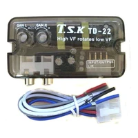 12v td 22 car vehicle stereo channel high to low amplifier delayer car audio adjustment plug and play