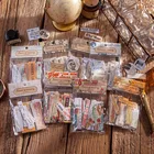 Винтажные декоративные Стикеры из материала памяти, наклейки для скрапбукинга, ярлыки, дневника, альбома, канцелярские принадлежности, аксессуары