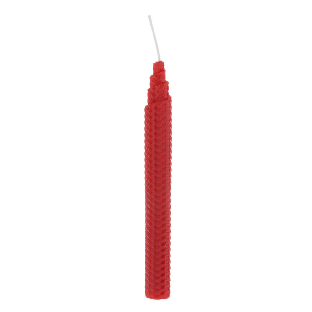 Candles Hand Rolled Beeswax Pillar Home Wedding Decors Eco Friendly | Дом и сад