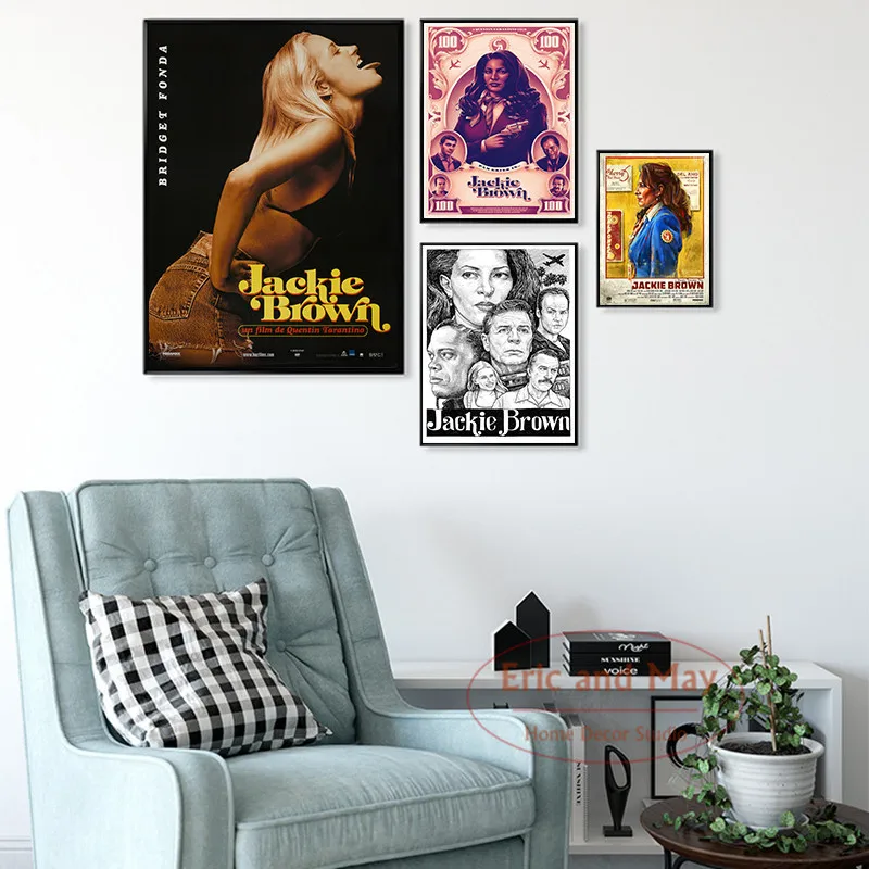 Картина из сериала Джеки Браун настенный постер и печать на холсте винтажный