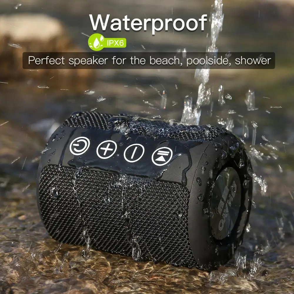 Водонепроницаемый bluetooth динамик Портативный беспроводной наружный сабвуфер бум