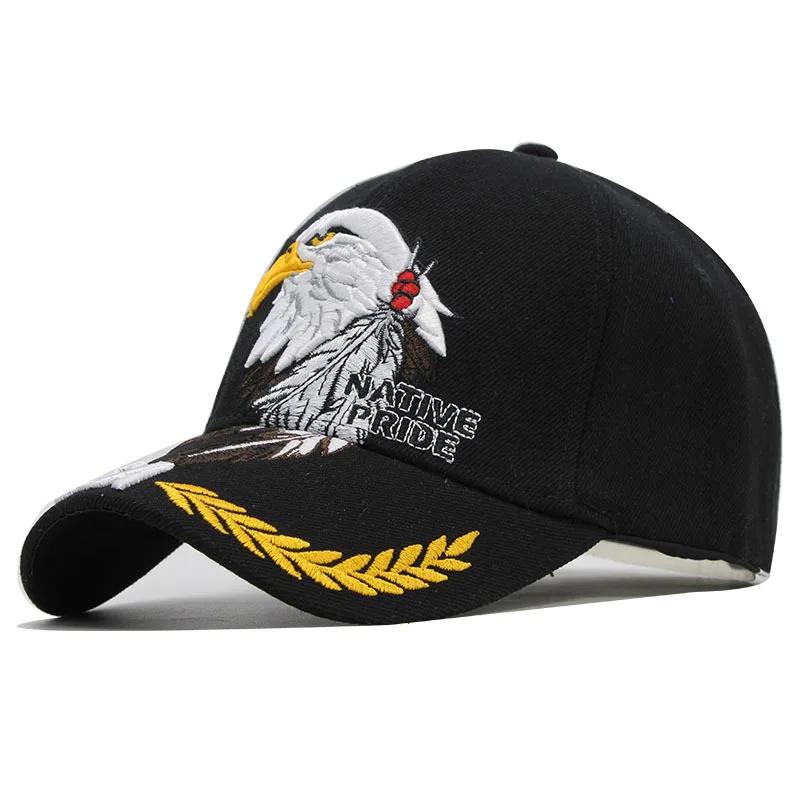 

3D Embroidery Eagle Mens Baseball Cap USA Army Tactical Caps Black Cheap women Snapbacks Outdoor Sports Dad Hats Dropshipping