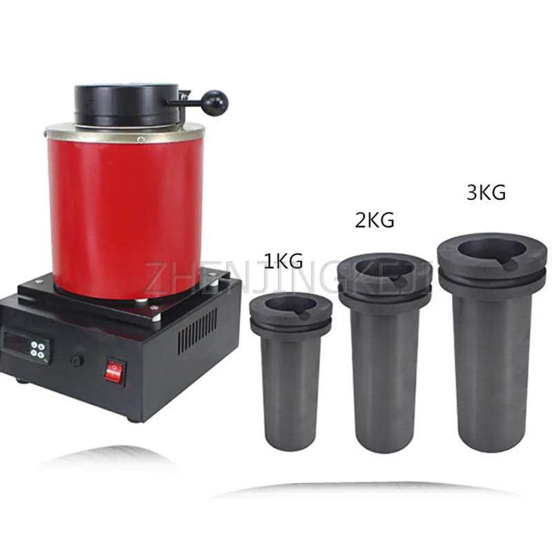 

Small Gold Melting Furnace 110V-220V Graphite Crucible High Temperature Resistance Silver Copper Aluminum Metal Smelting Tools