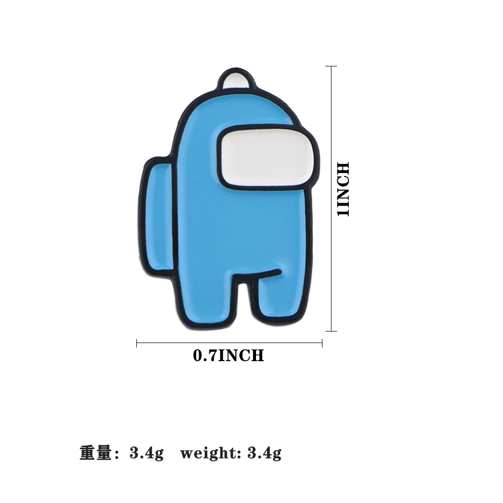 DZ1134 игровые фигурки астронавта эмалированные булавки значок брошь на рюкзак