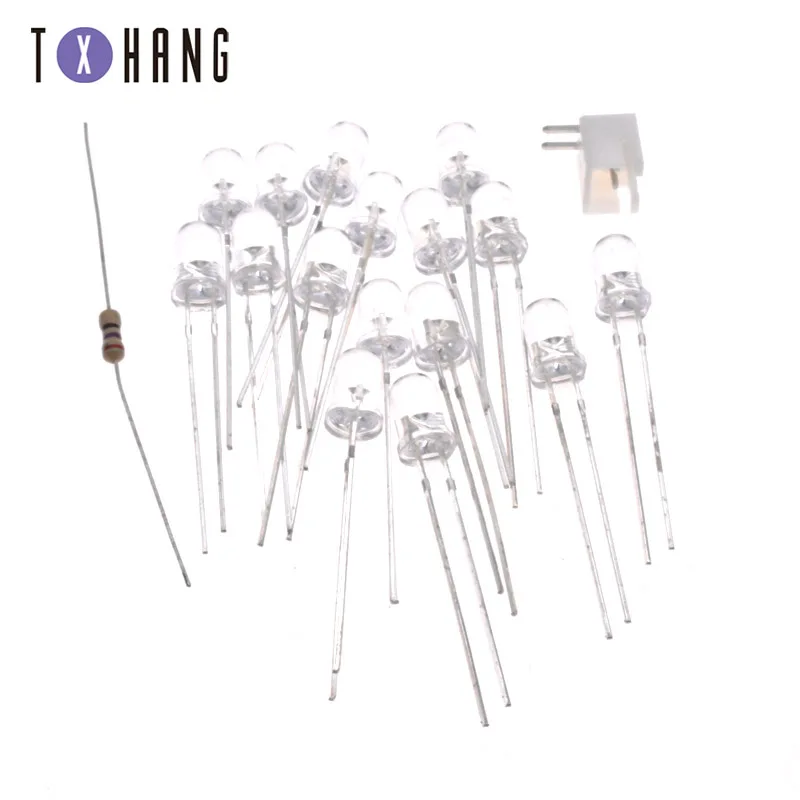 NE555 + CD4017 светодиодный мигающий свет набор для производства электроники DIY |