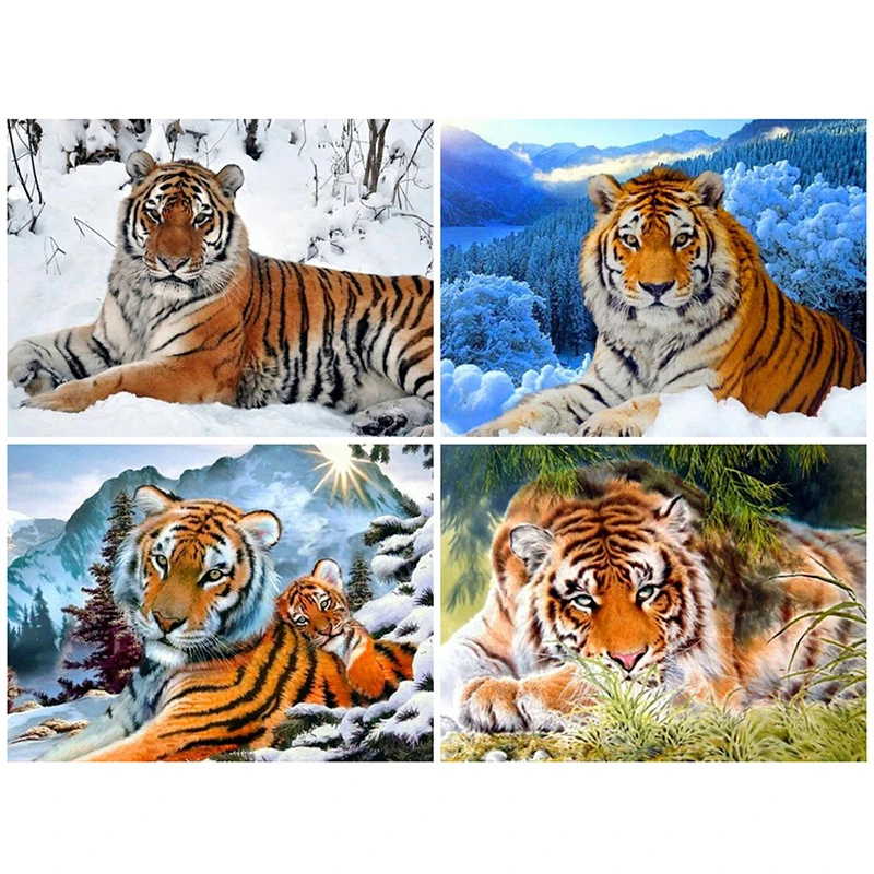 Алмазная картина 5d с животными квадратными стразами Новое поступление алмазная